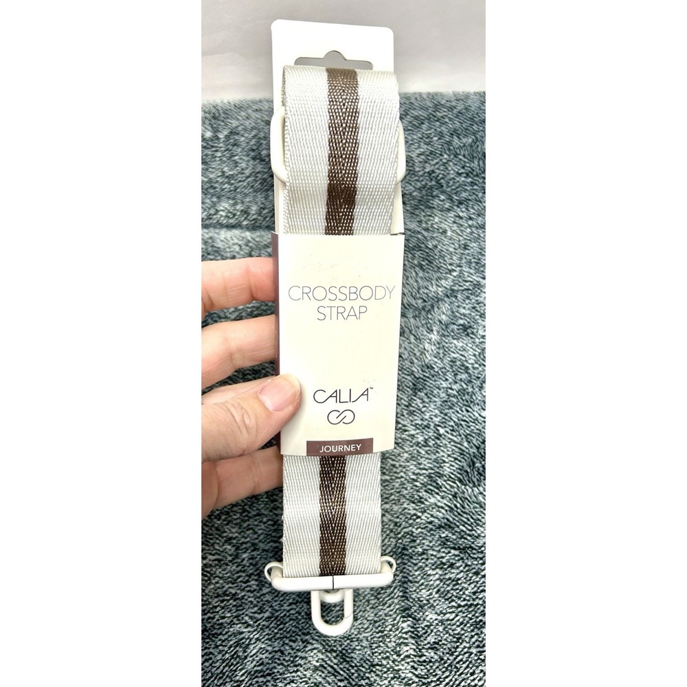 Calia Crossbody Replacement Strap Cloud Cover/Sueded Brown Women's (C6)